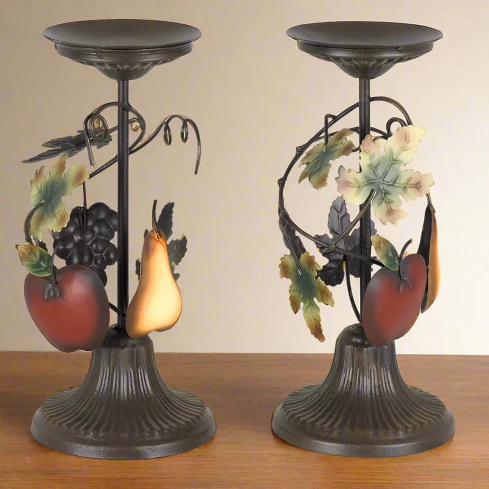 Home Interiors Sonoma Villa Candle Holders - Set of 2 New